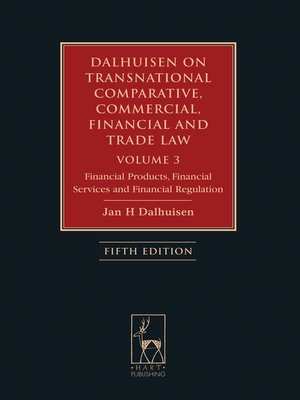 cover image of Dalhuisen on Transnational Comparative, Commercial, Financial and Trade Law, Volume 3